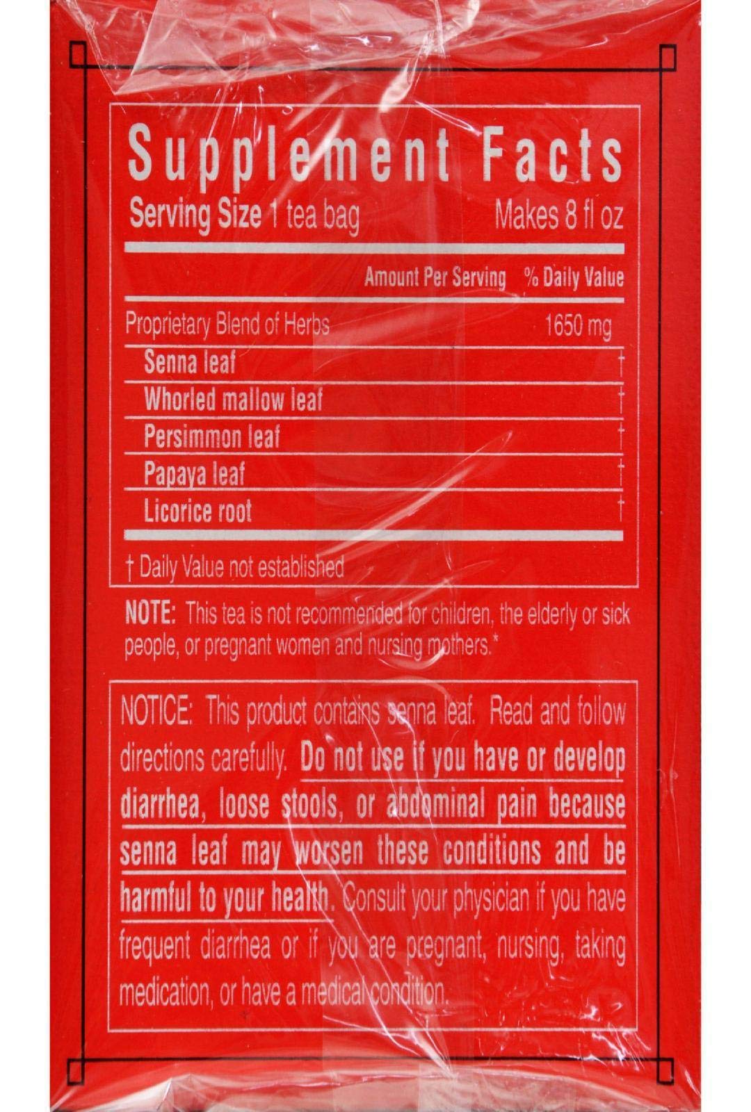 Triple Leaf Tea Super Slimming Tea - 20 Bags, 20 Count, Model TLT00011