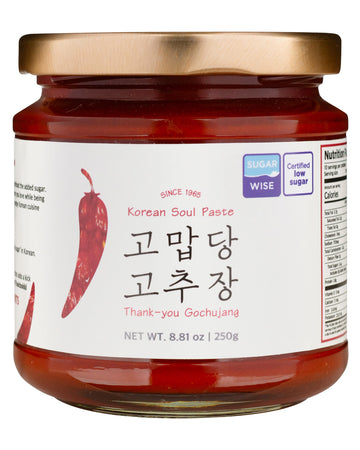 Thank-you Gochujang Sugar-Free, Gluten-Free Korean Chili Paste for Healthy Cooking - Sweet, Savory and Spicy Red Pepper Sauce fo