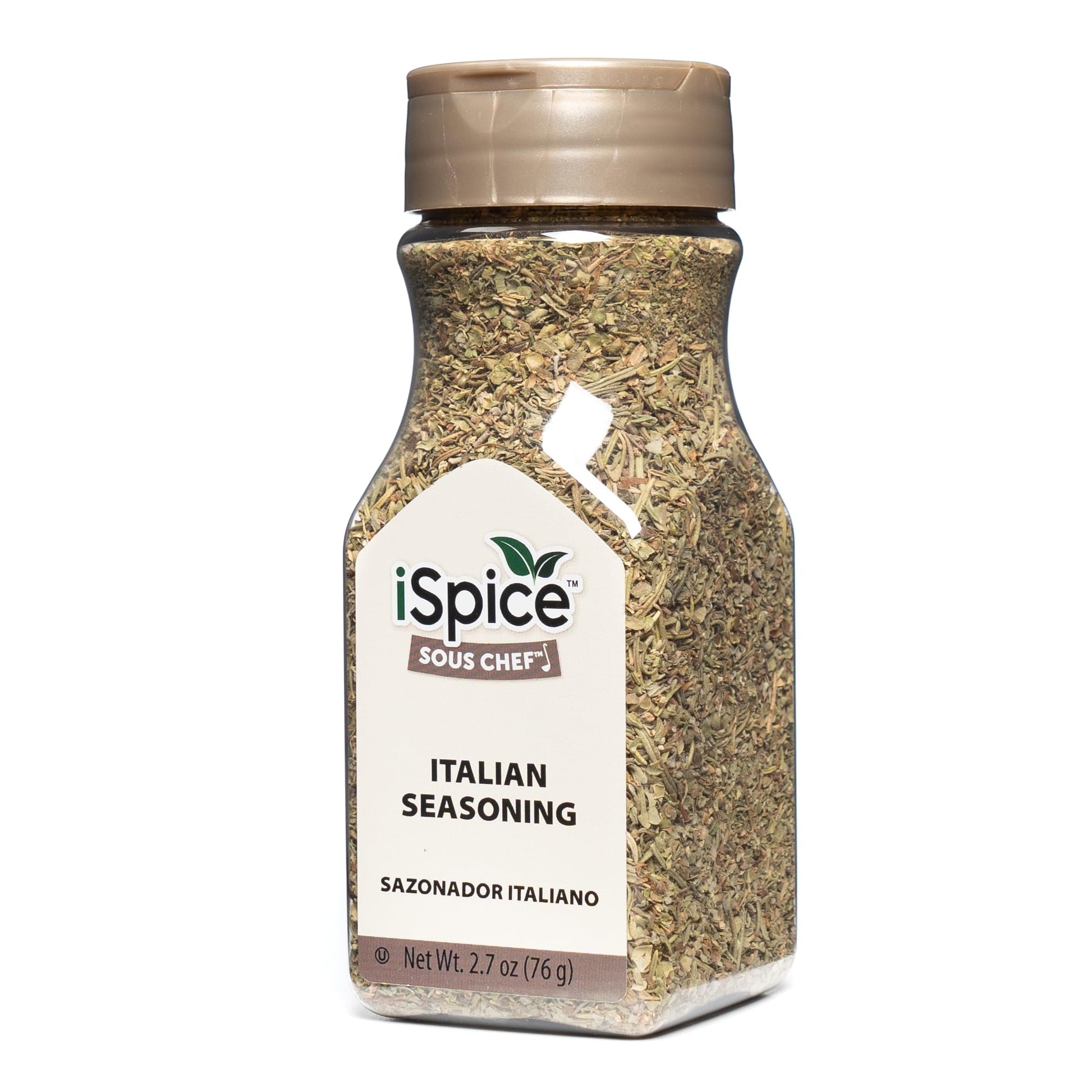 iSpice Authentic Italian Seasoning - 2.7oz (76g) - Flavorful Spice Blend for Chicken, Meat, Steak, and Vegetables