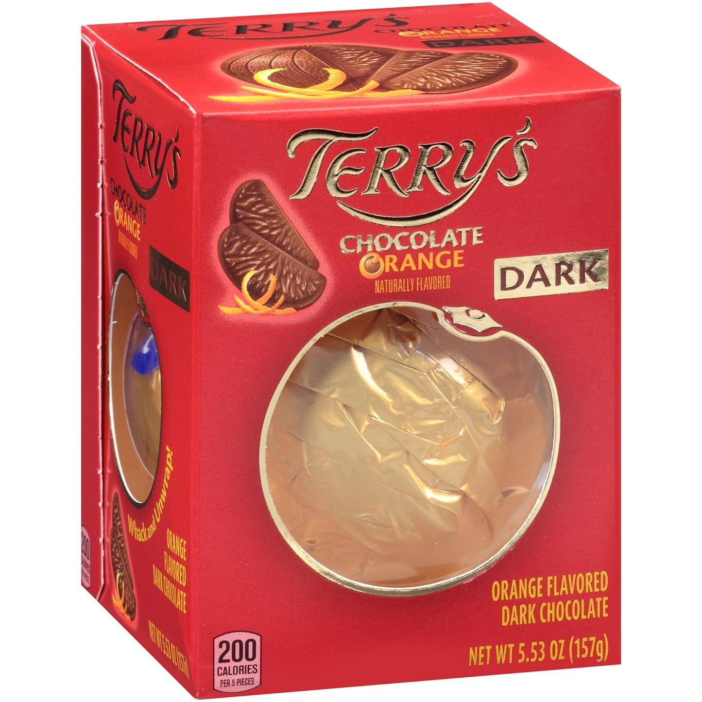 Terrys Dark Chocolate Orange, Naturally Flavored, Pack of 6 - 5.53oz Boxes