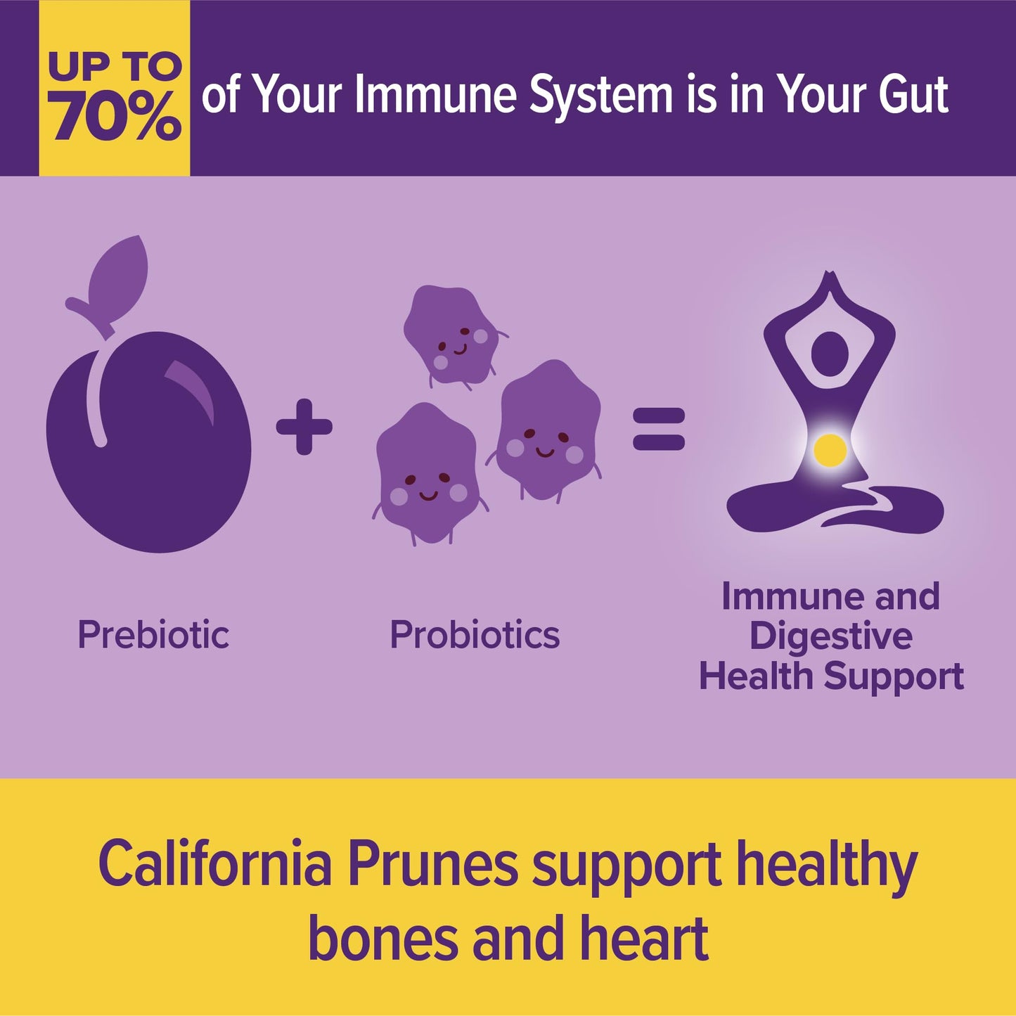 Mariani Probiotic Pitted Prunes, 7 oz - Resealable Bag, Dried Pitted Plums, High Fiber, Supports Digestive Health
