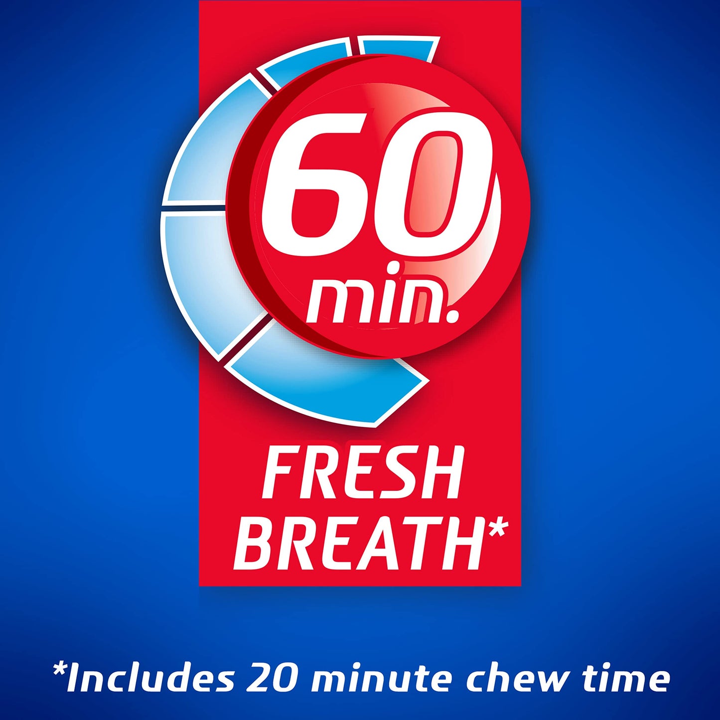 Dentyne Ice Peppermint Sugar Free Gum - 6 Bottles, 60 Pieces Each (360 Total) - Fresh Breath Chewing Gum