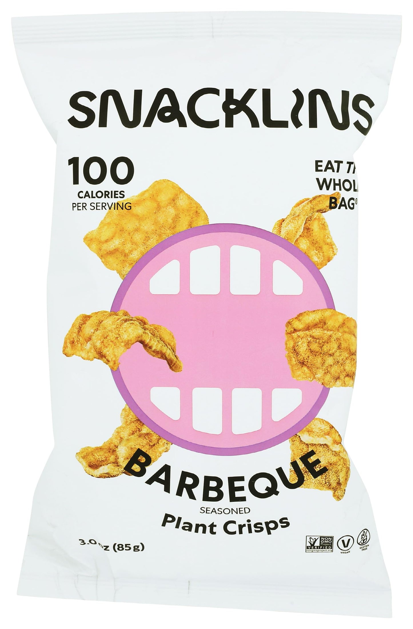 SNACKLINS BBQ Plant Crisps, 3 OZ