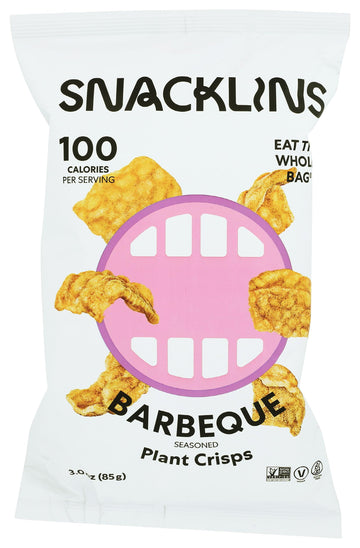 SNACKLINS BBQ Plant Crisps, 3 OZ
