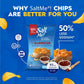 Microsalt Better for You Potato Chips, Low Sodium Barbecue, 5 Ounce (Pack of 6)