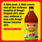 Bragg Organic Apple Cider Vinegar with Honey & Cayenne, 32 Fl Oz, Raw & Unfiltered, Vinegar