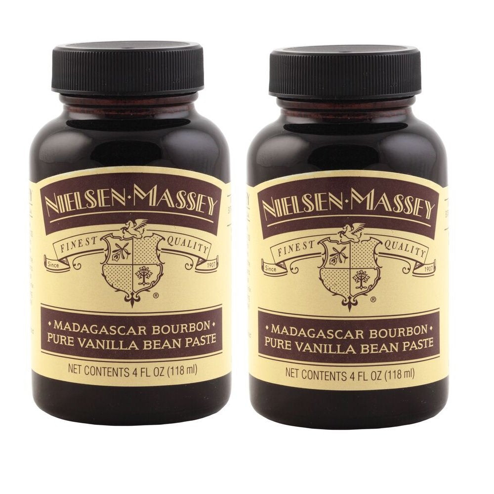Nielsen-Massey Pure Vanilla Bean Paste for Baking, 4 Fl Oz (2 Pack)