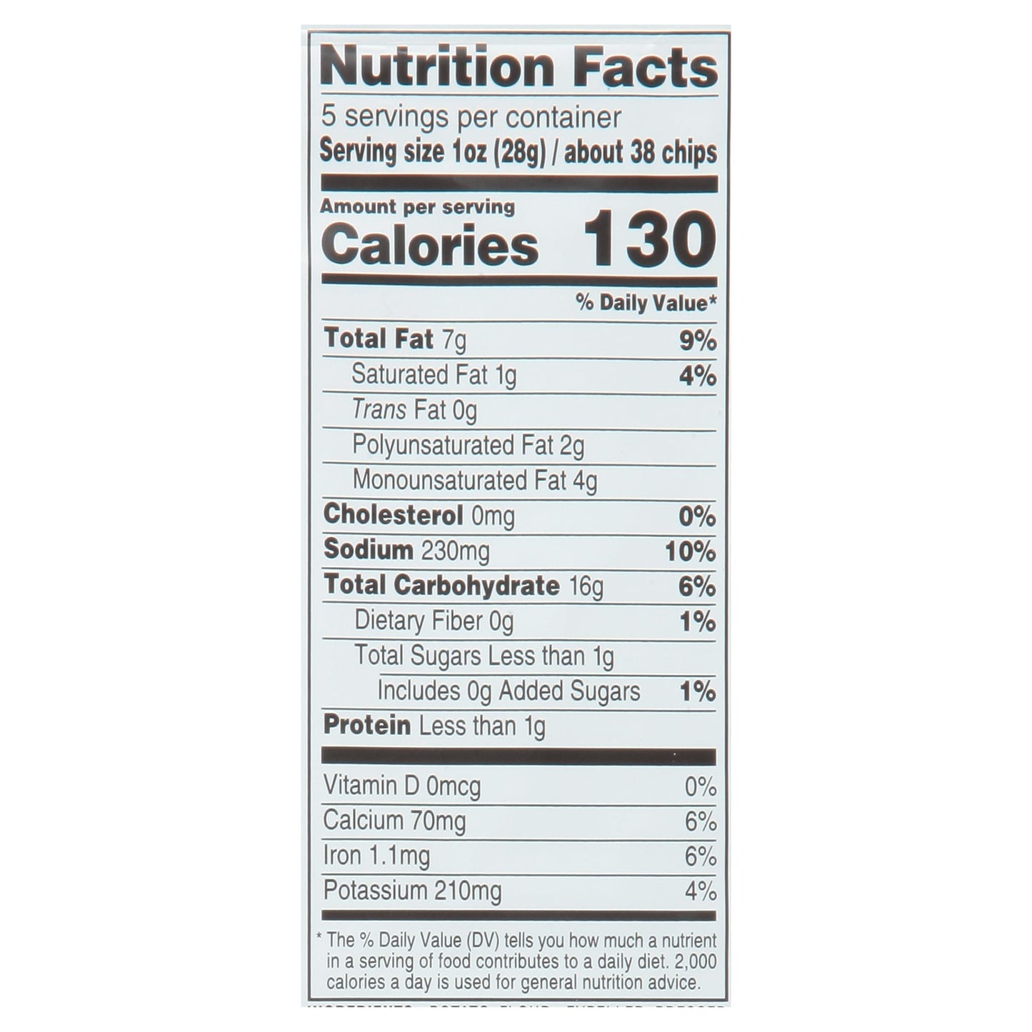 Sensible Portions Garden Veggie Wavy Chips, Sea Salt, 5 Oz (Pack Of 12)