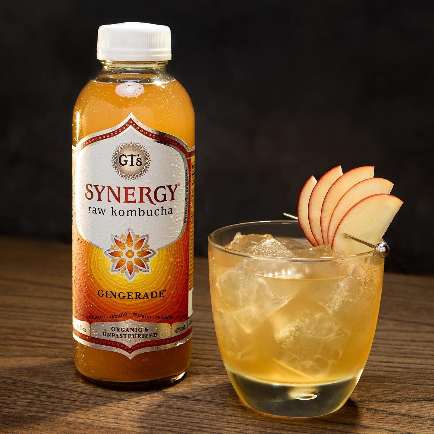 Gourmet Kitchn Gt'S Organic & Unpasteurized Raw Kombucha Gingerade - Enzymes And Probiotics - The Perfect Palate Pleaser For New