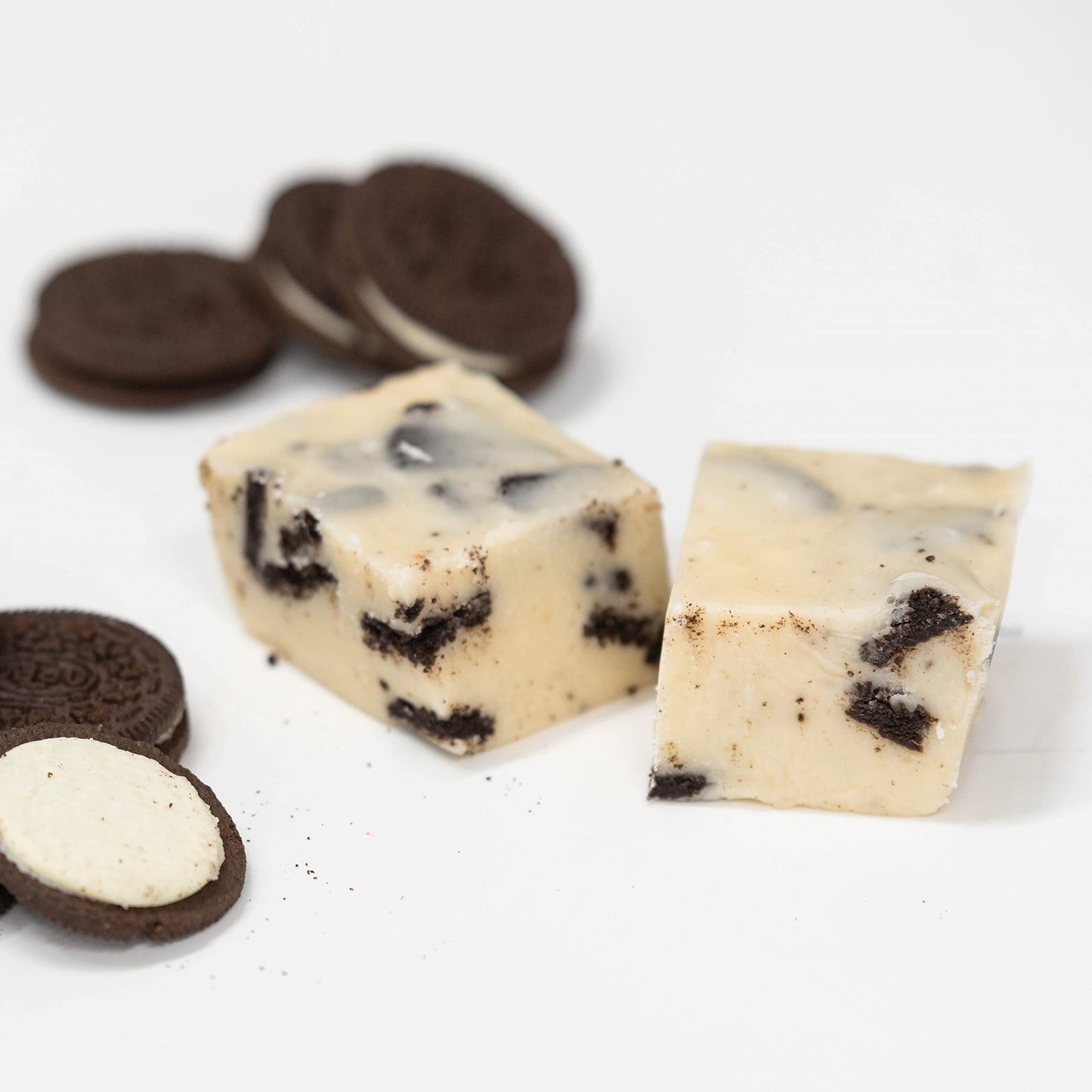 Valley Fudge Cookies and Cream Artisan Fudge, Real Butter, One Pound Package