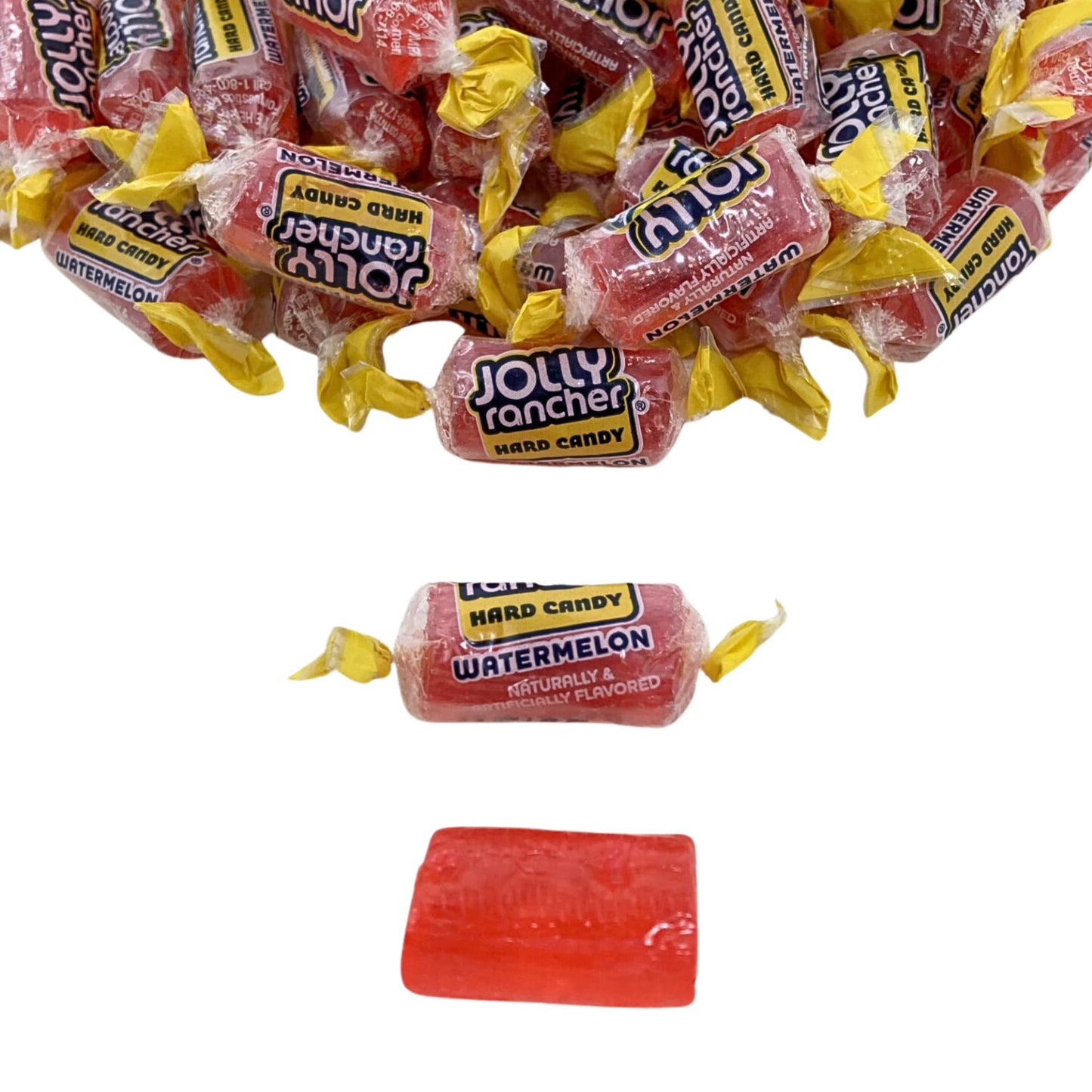 Jolly Ranchers Hard Candy 1.5lbs- All Watermelon Individually Wrapped Delicious Fresh Candy 1.5, 24oz (Packaging Might Vary)