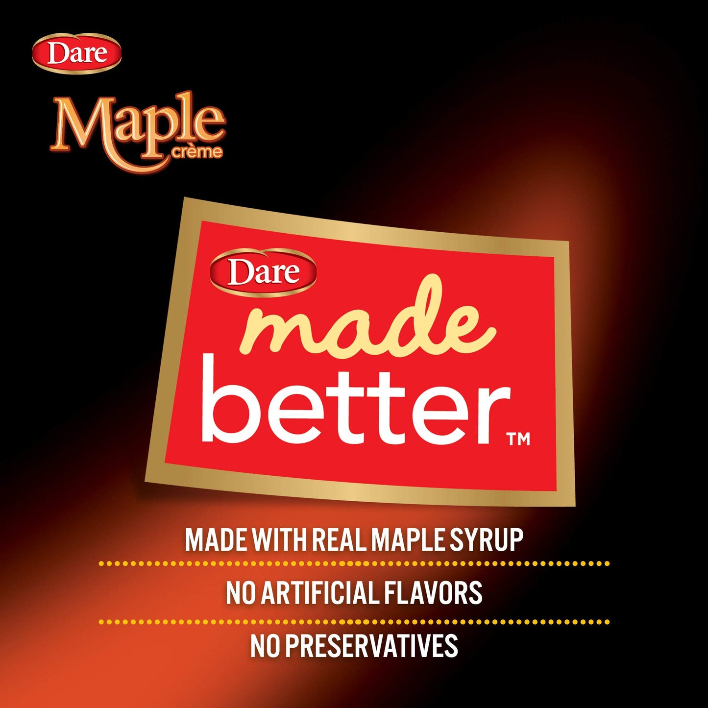 Dare Ultimate Maple Creme Cookies, 300g (10.58 oz) - Canadian
