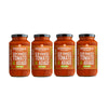 Sonoma Gourmet Slow Simmered Tomato Asiago Pasta Sauce | No Sugar Added | Made With Fresh Ingredients | 25 Ounce Jars (Pack of 4