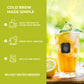 Life Plus Style Gourmet Tea Central Lemon Mint Green Tea Organic Ceylon Iced Green Tea Lemon Iced Drink Peppermint Cold Brew Tea