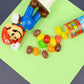 Super Mario Jelly Bean Tubes, Assorted Fruit Flavored Gamer Themed Gift Candy, 1.5 Ounces (Pack Of 3)