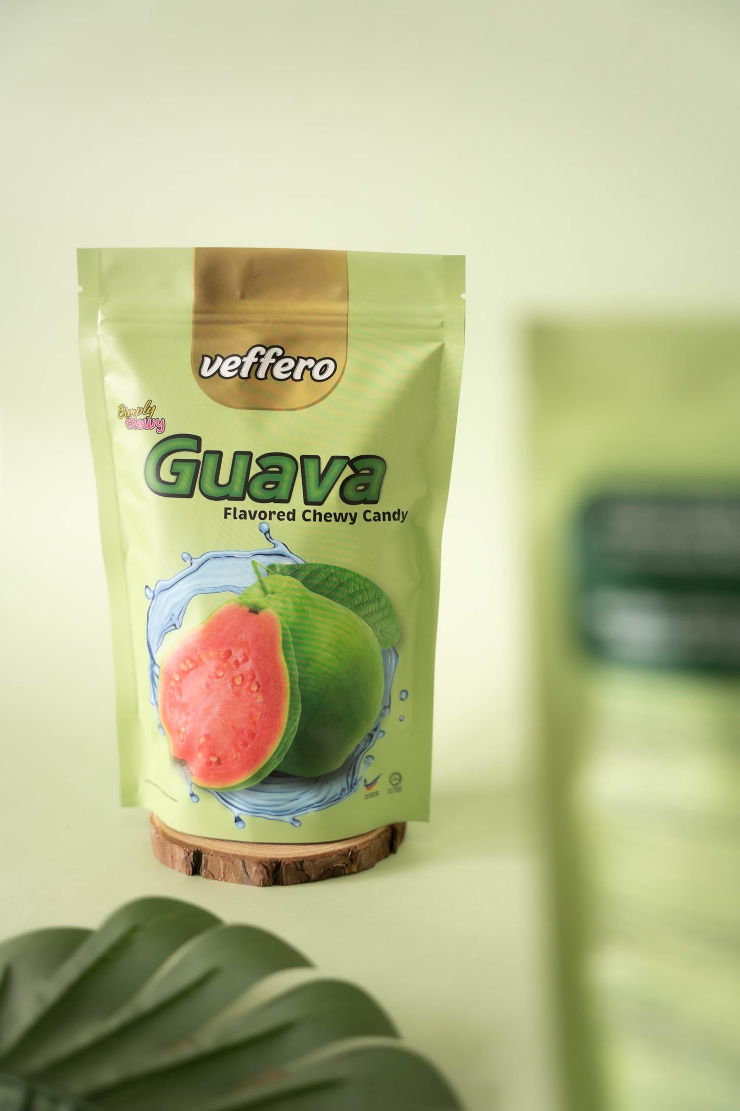 Veffero Simply Chewy Guava Flavored Chewy Candy,192G Individually Wrapped Chewy Candy