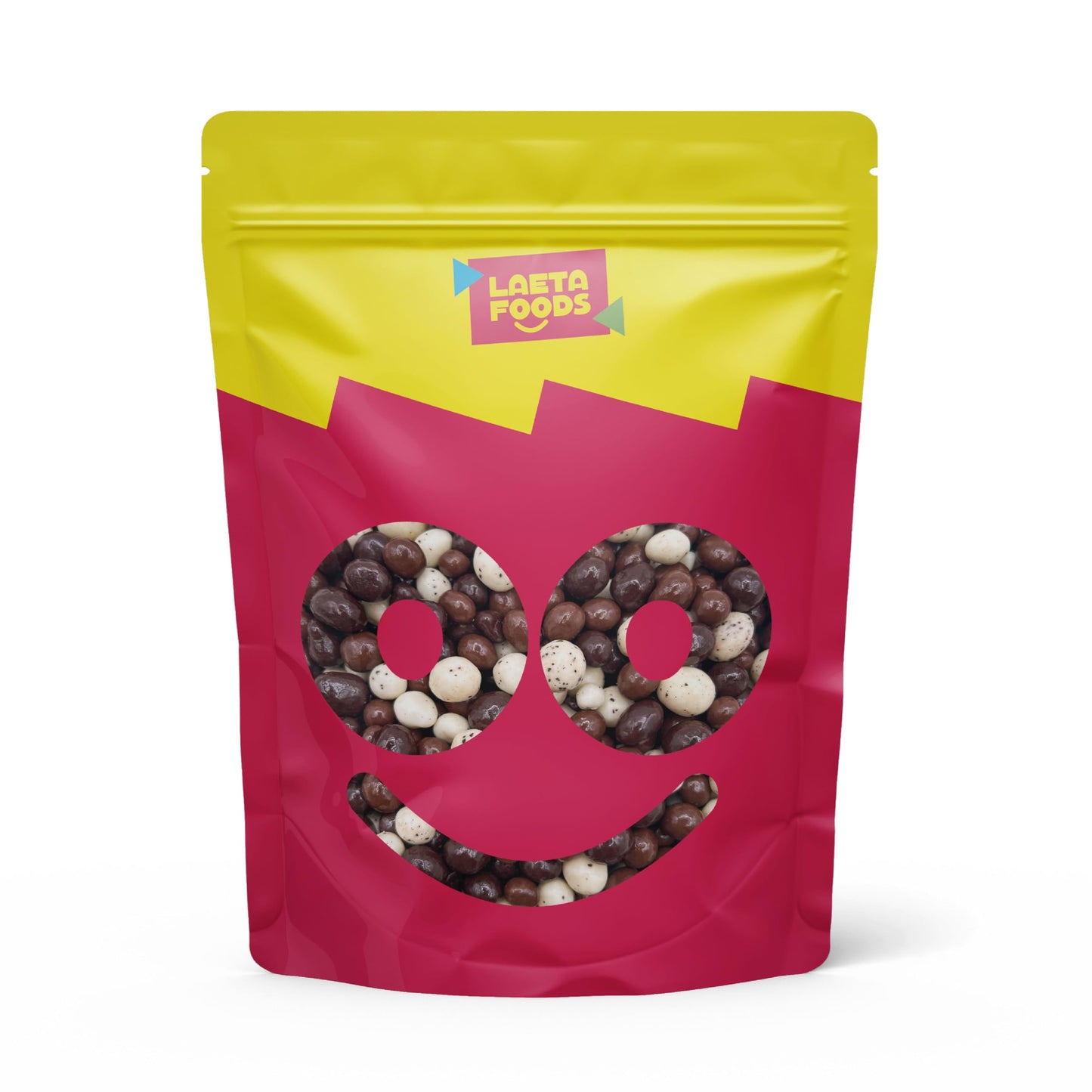 LAETAFOOD Chocolate Covered Espresso Beans Bulk Candy, 2 Pound Bag, Multi Color