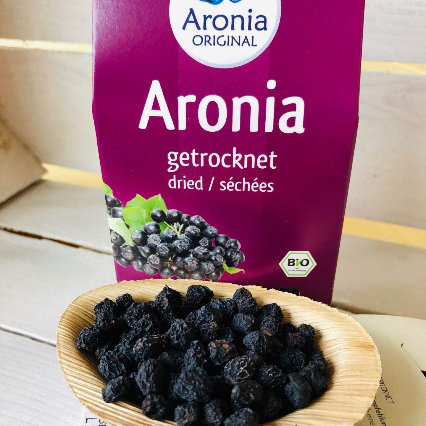 Aronia Original Organic Dried Aronia Berries, 17.6 oz (6-Pack), No Added Sugar, Vegan, Non-GMO, Gently Dried