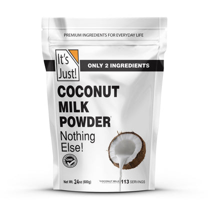 Its Just - Coconut Milk Powder, 24oz, Dairy-Free, Coconut Milk Beverage, Keto Friendly, MCTs, Two Ingredients, Non-GMO, Product