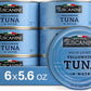 Tuscanini Italian Solid Light Yellowfin Tuna in Water 5.6oz (6 Pack) | Gluten Free, Soy Free, Mineral Enriched, Kosher for Passo