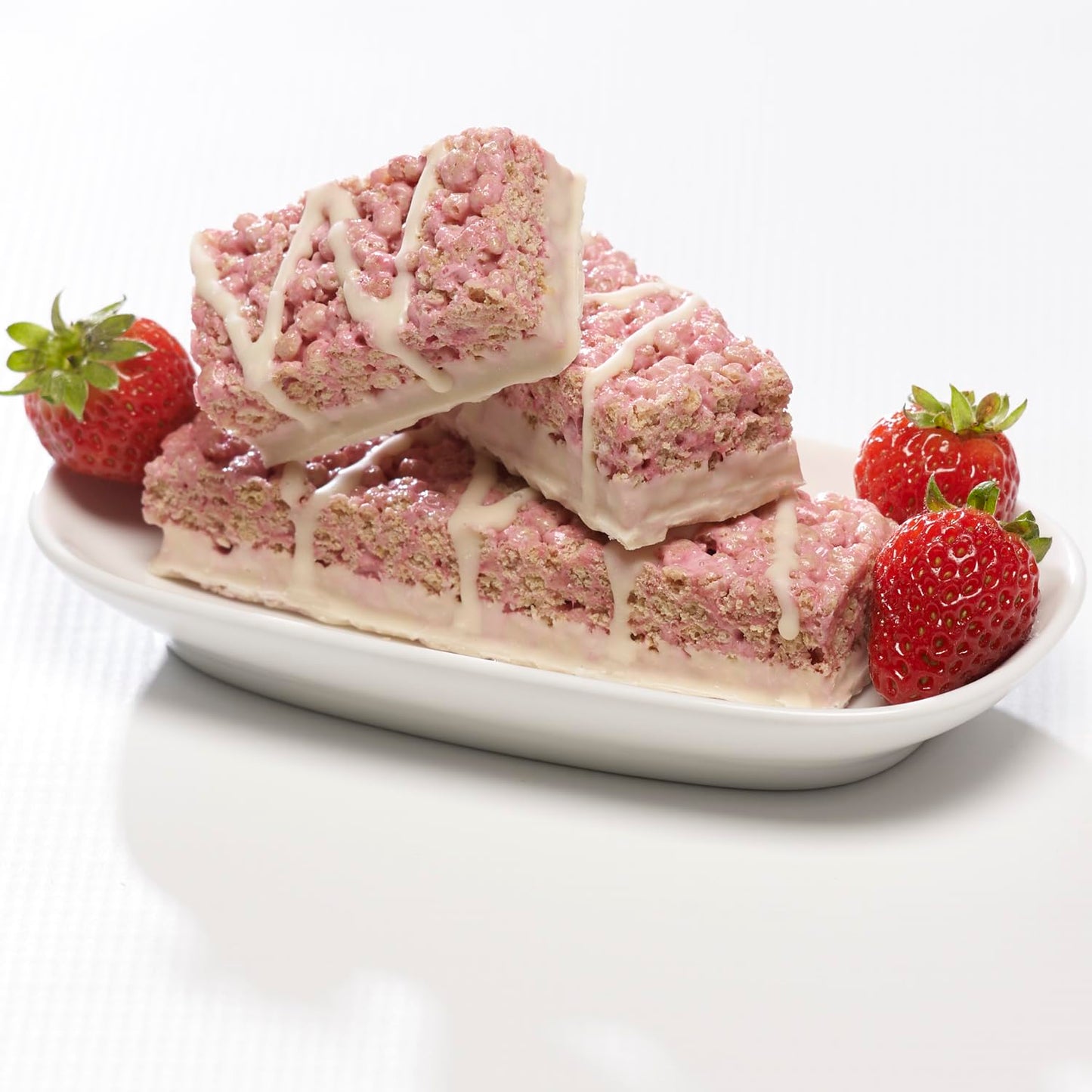 Wholesome Provisions Protein Crispy Rice  , 15g Protein, Low Carb, 1 Count, Fluffy Strawberry Cream