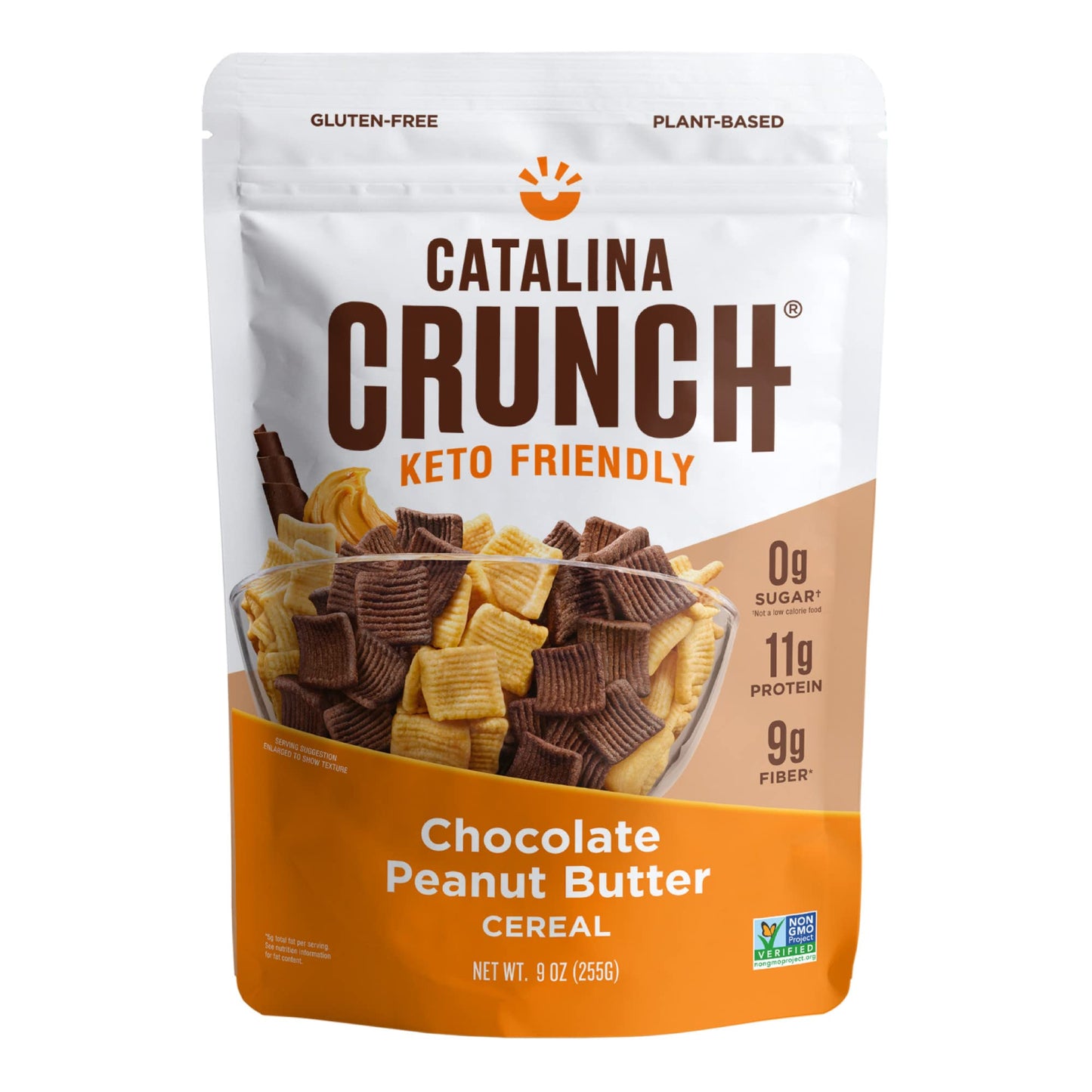 Catalina Crunch Protein Cereal - Sugar Free Breakfast Cereal With 11G Of Protein - Gluten Free, Keto Friendly - Chocolate Peanut