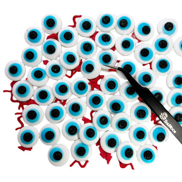 Blue Candy Eyes For Decorating Big Blue Eyeball Sprinkles Blue Googly Eyes Edible Blue Eyeballs For Cupcakes Blue Eyes Edible La