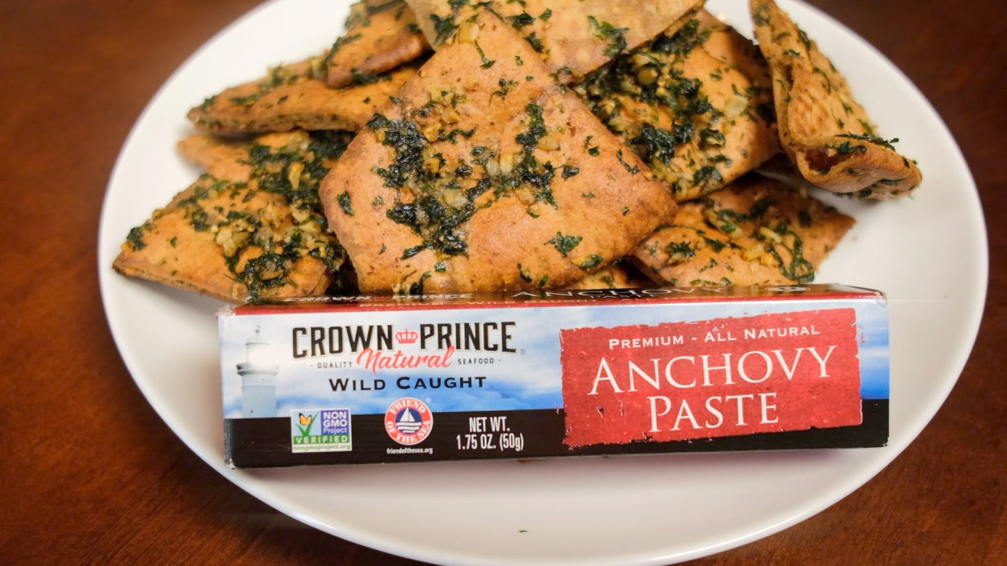 Crown Prince Natural Anchovy Paste, 1.75-Ounce Tubes (Pack Of 12)