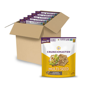Crunchmaster Gluten-Free Multi-Seed Ultimate Everything Crackers, 4oz. (Pack of 6)