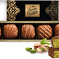Dubai Chocolate Bar Pistachio Knafeh Mini Bites - Luxury Milk Chocolate, Gift Wrapped Fresh, Enhanced Pistachio Cream Kataifi Filling 0.85 Oz 5 Count Lovetta Chocolate