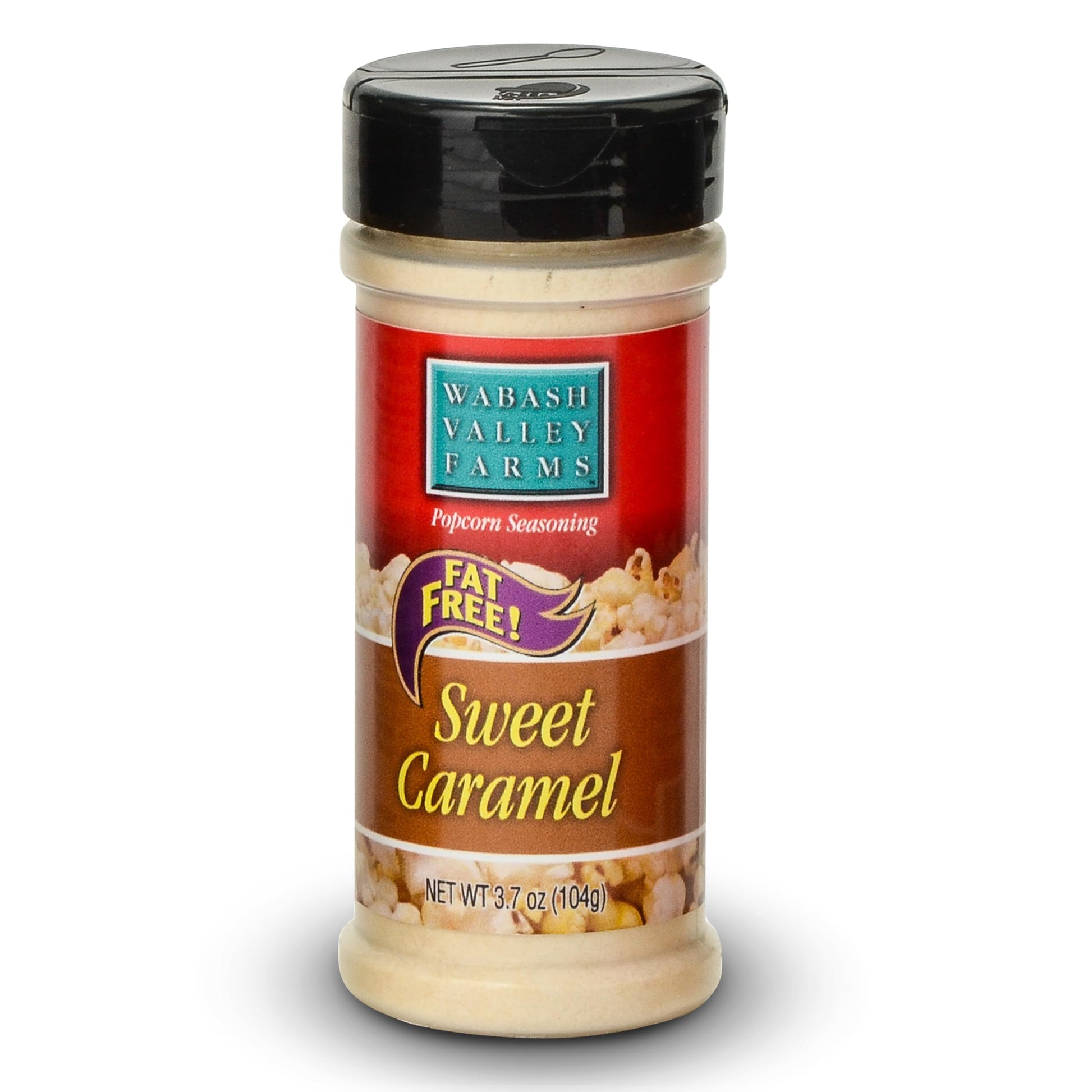 Wabash Valley Farms Sweet Caramel Popcorn Seasoning, 3.7 oz, Brown, Ultimate Movie Night Topping