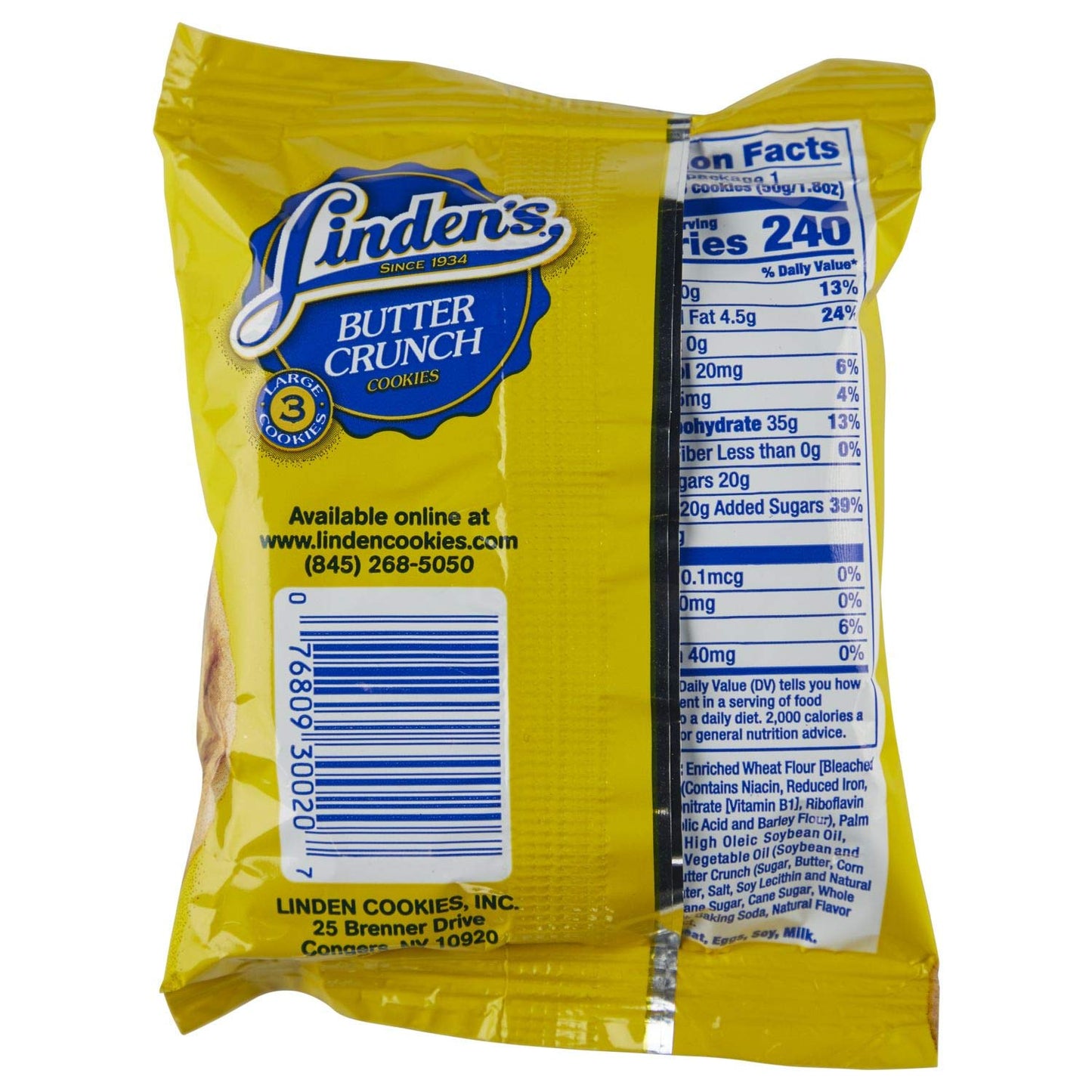 Linden Butter Crunch Cookies - 18 Ct.