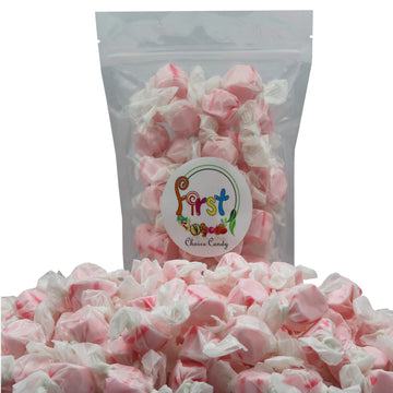Variety Gourmet Saltwater Taffy (Pink Bubble Gum, 5 Pound)
