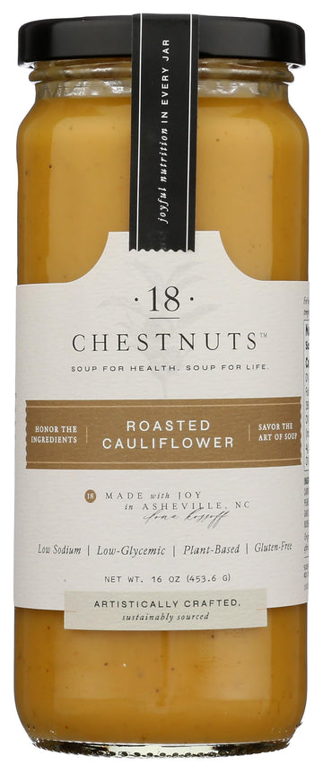 18 Chestnuts Roasted Cauliflower Soup, 16 OZ