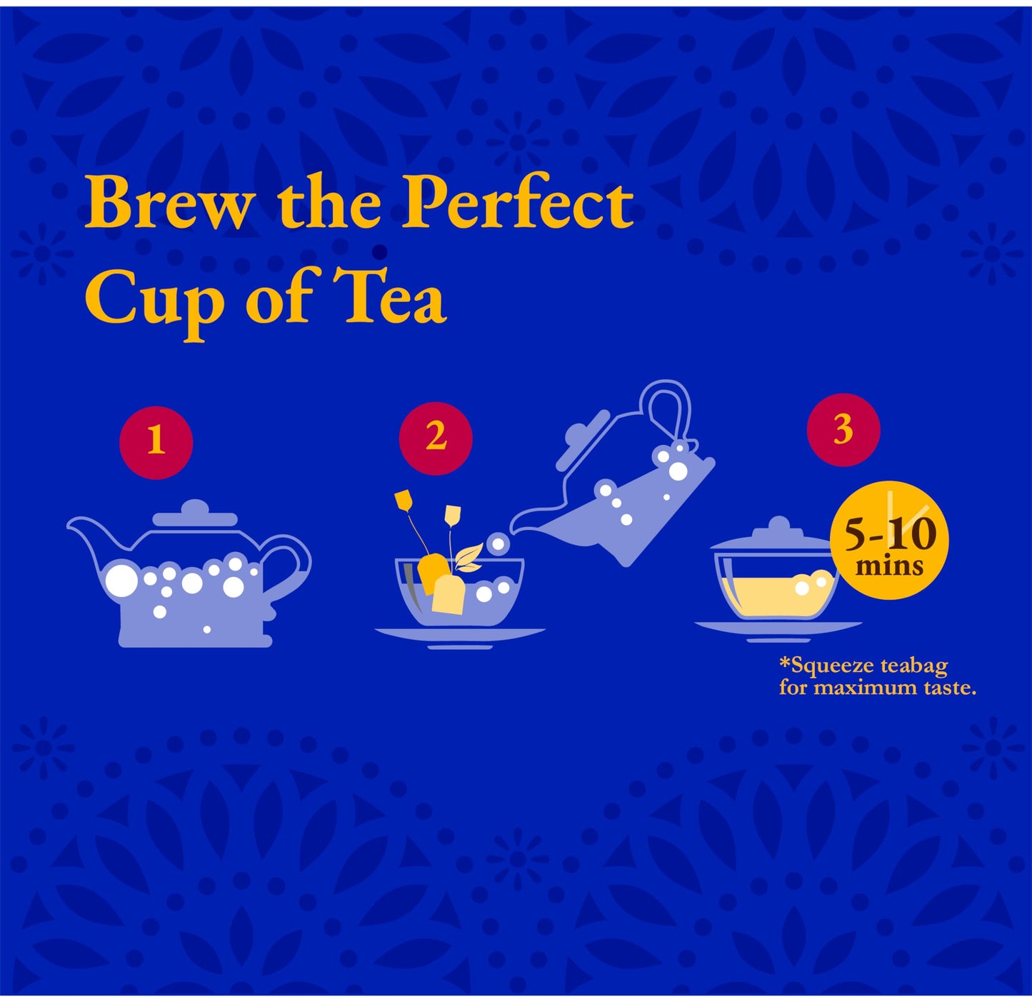 Tadin Cinnamon Tea Blend, Herbal Tea with Caffeine, 24 Tea Bags, Pack of 6