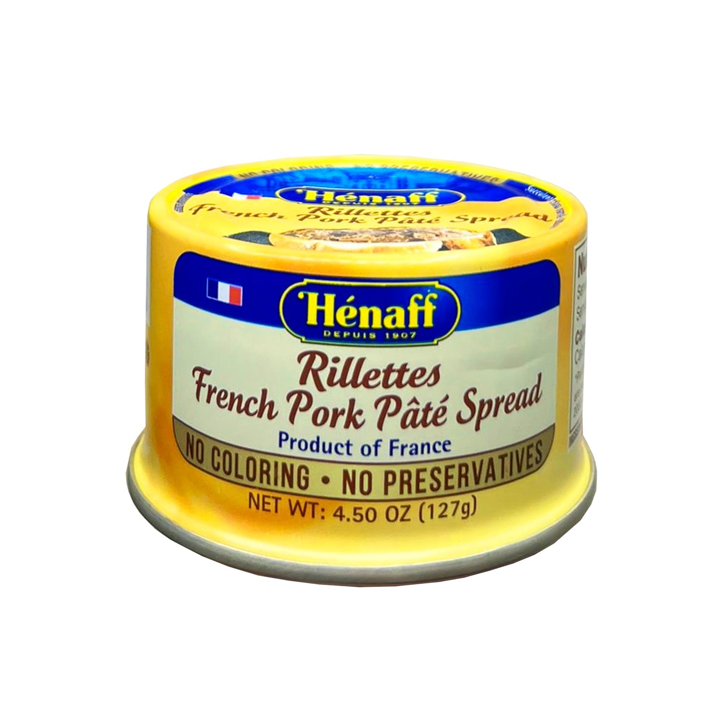 Hénaff Pork Pâté Spread - French Imported Rillettes - 2 Packs - Model QO-PTMH-1UL4