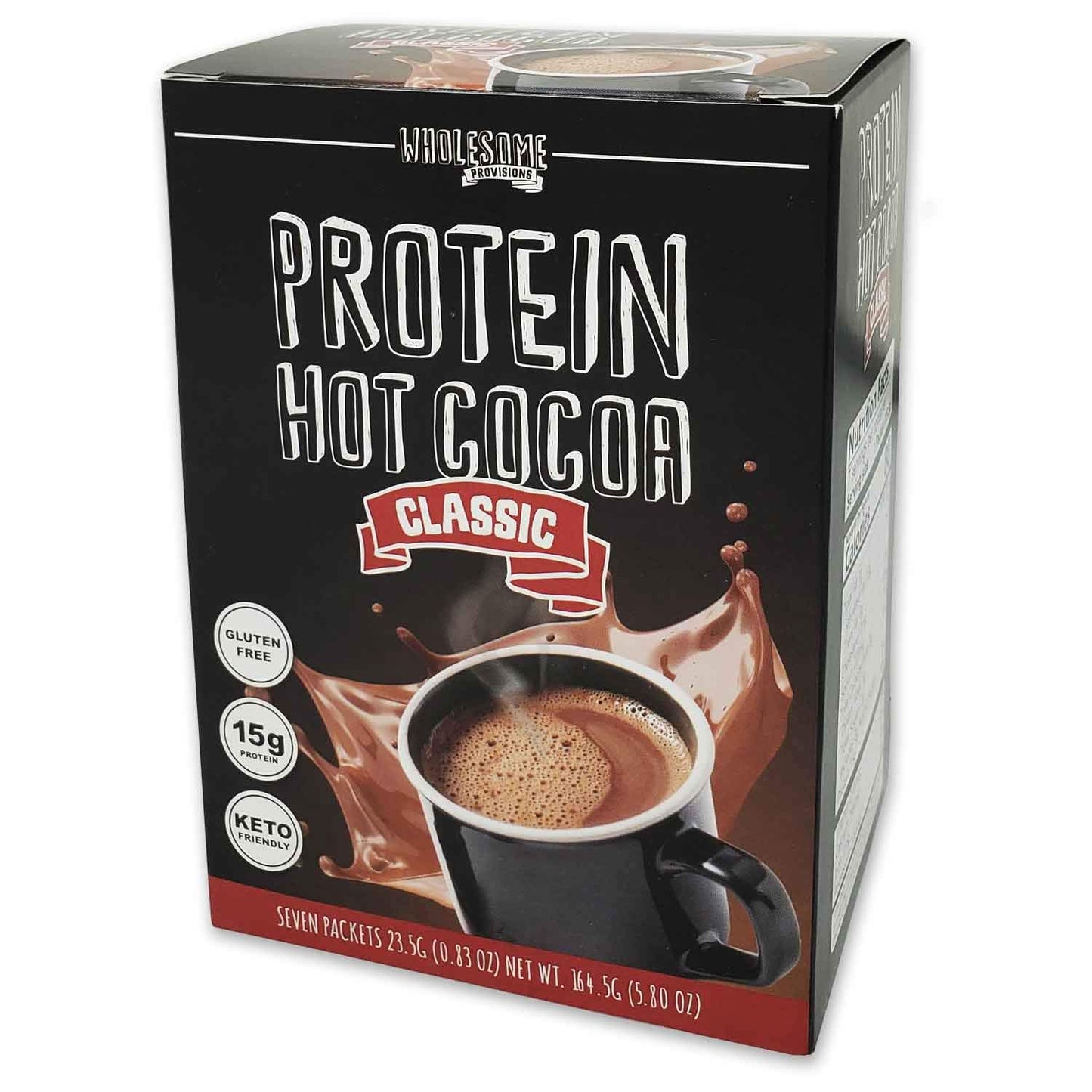 Protein Hot Chocolate, Keto Hot Chocolate Mix, Low Carb Hot Cocoa, 15g Protein, 3g Net Carbs, Low in Sugar, Instant Hot Coco, 7