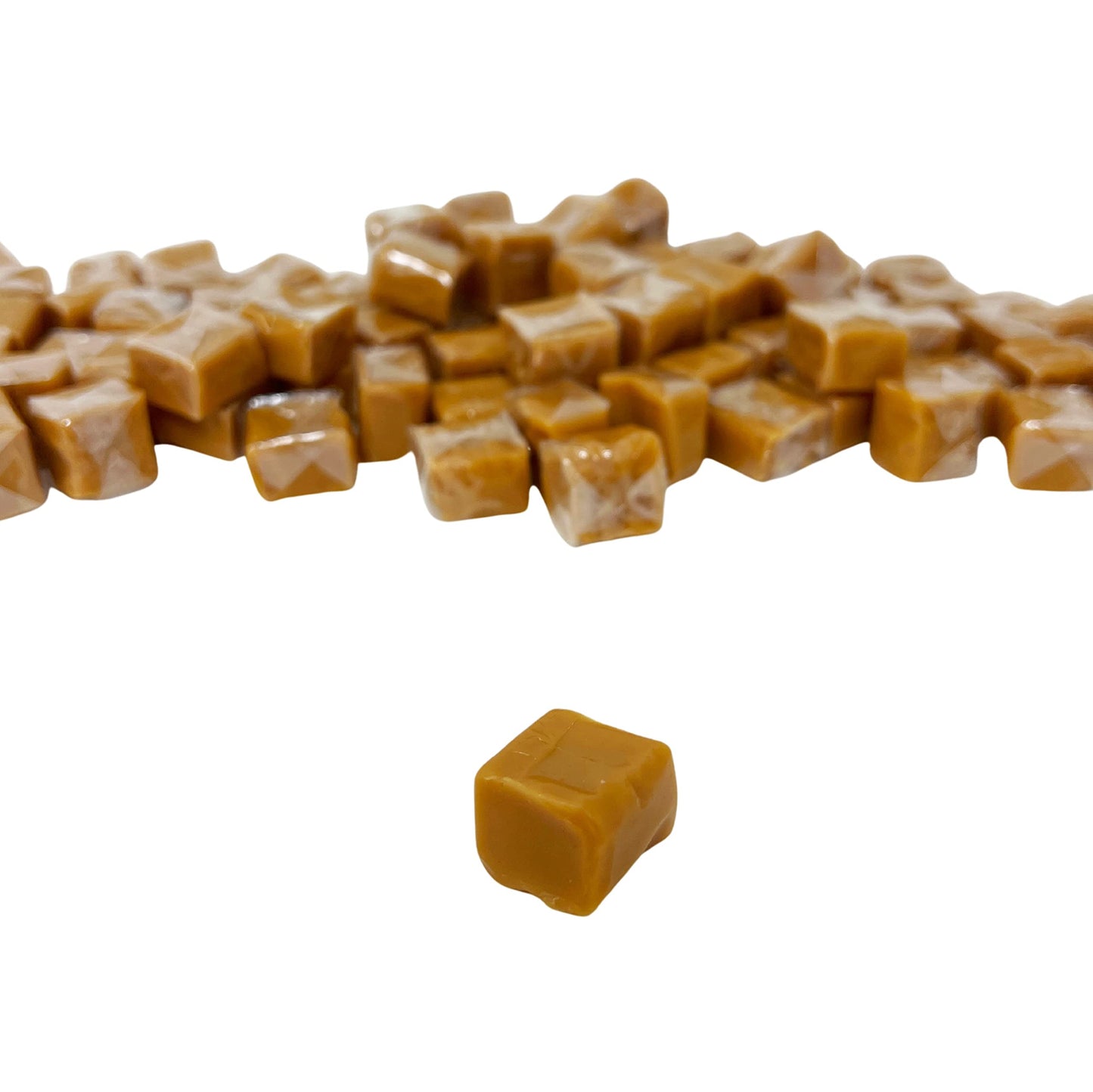 Holiday Special Soft Vanilla Caramel Chews - 3 lb - Chewy Old Fashioned Carmel Square Gourmet Candy Snack Bites - American Class