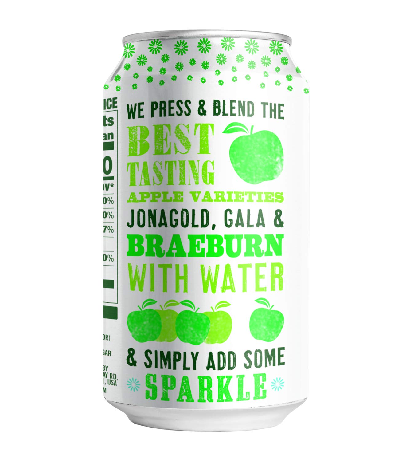 Cawston Press Sparkling Cloudy Apple Juice, 11.15 Ounce Cans (Pack of 24)