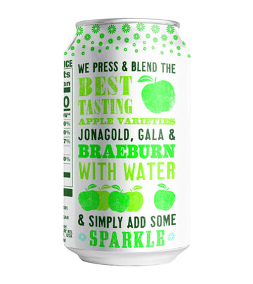 Cawston Press Sparkling Cloudy Apple Juice, 11.15 Ounce Cans (Pack of 24)