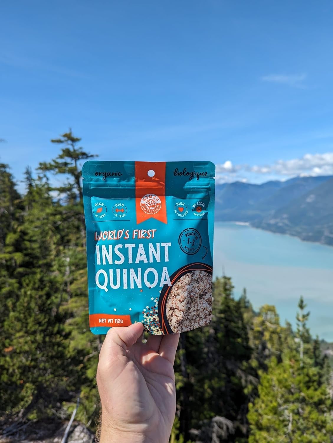 Nomad Nutrition - Instant Quinoa | High Fibre, Iron & Potassium | Organic, No Added Anything | High Energy, All Natural Ingredie