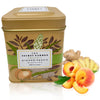 USDA Organic Ceylon Peach Ginger Black Tea 50 Teabags Premium Natural Caffeinated Antioxidant Rich Herbal NON GMO Keto And Diabe