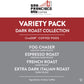 San Francisco Bay Compostable Coffee Pods - Variety Pack Dark Roast (40 Ct) K Cup Compatible Including Keurig 2.0, French, Espre