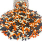 Mystic Sprinkles Graduation Day Sprinkles Mixes (Graduation Day! Black, Orange & White Sprinkle Mix 3.8Oz)