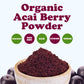 Food To Live Organic Acai Berry Powder, 4 Ounces - Non-Gmo, Kosher, Raw, Vegan, Freeze-Dried, Unsweetened, Unsulfured, Bulk