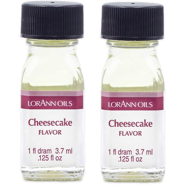Lorann Cheesecake Ss Flavor, 1 Dram Bottle (.0125 Fl Oz - 3.7Ml - 1 Teaspoon) - 2 Pack