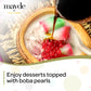 Mayde Popping Boba Pearls for Drinks, Desserts, & Breakfast Bowls (Kiwi Flavor, 7 Pounds)