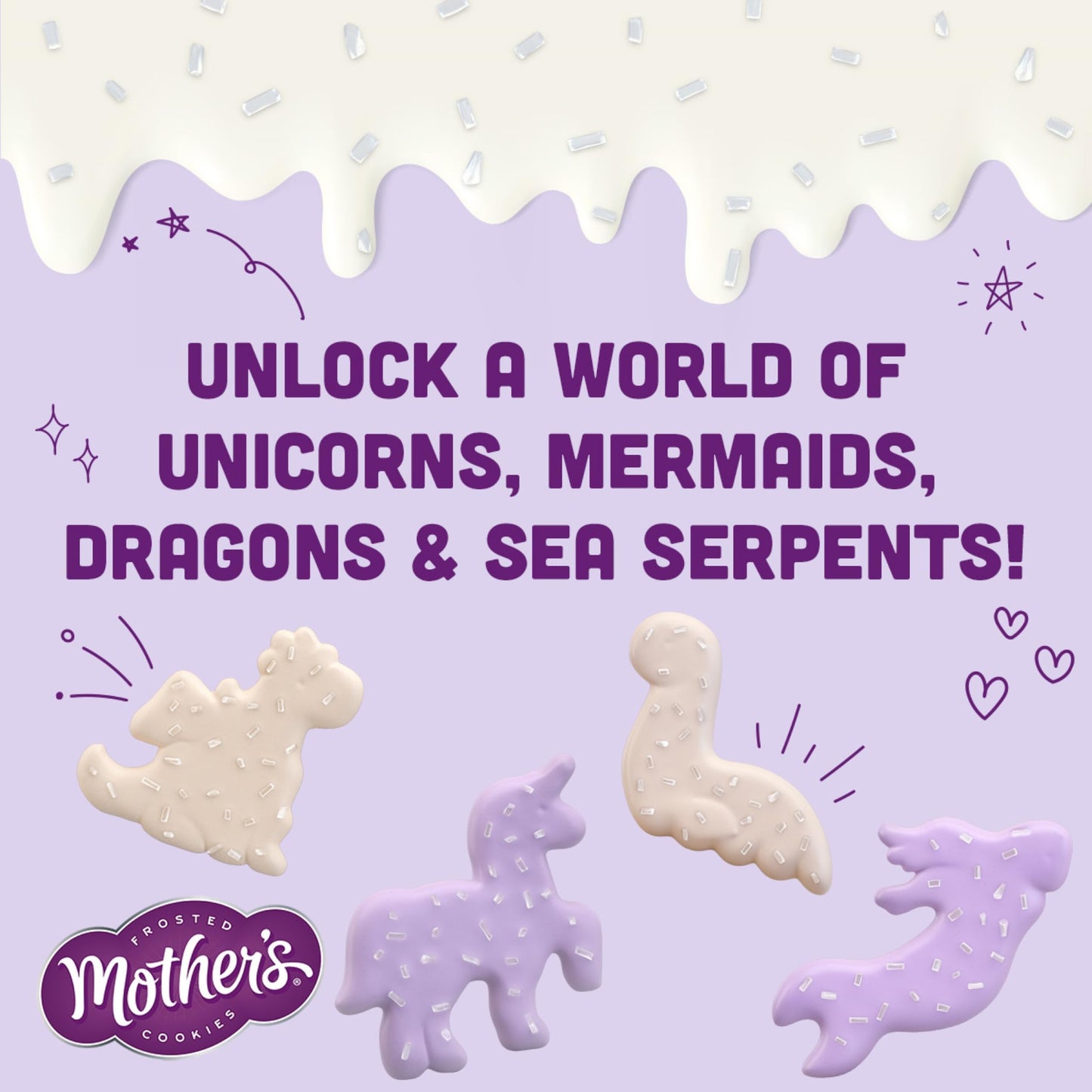 Mother'S Mythical Creatures Oz, Frosted, 9 Ounce