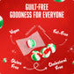 Stewart - Red & Green Striped Soft Peppermint Puffs, Festive Peppermint Candy | Not Just For Christmas | Individually Wrapped Ca