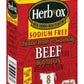 Herb-Ox Bouillon Packets Beef Instant Broth & Seasoning Sodium Free 1.1 Oz Box (Gluten Free)